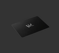 black background and a RFID card